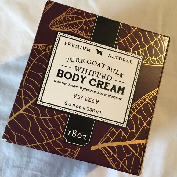 Beekman 1802 Fig Leaf Whipped body cream 8 oz Goat milk Made in the USA - Picture 1 of 5